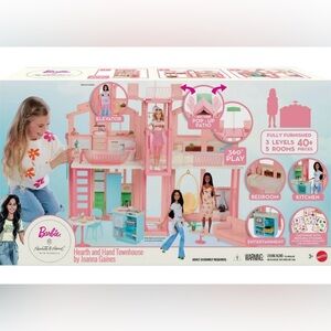 Barbie Pink and White Townhouse Joanna Gaines Playset